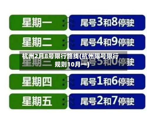 杭州2月8号限行路线(杭州限号限行规则10月一)-第2张图片