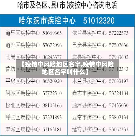 【疫情中风险地区名字,疫情中风险地区名字叫什么】-第2张图片