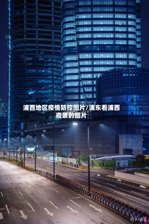 浦西地区疫情防控图片/浦东看浦西夜景的图片