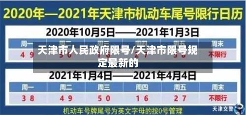 天津市人民政府限号/天津市限号规定最新的