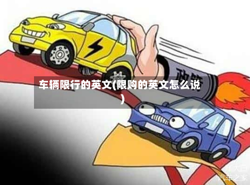 车辆限行的英文(限购的英文怎么说)-第3张图片