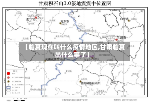 【临夏现在叫什么疫情地区,甘肃临夏出什么事了】-第2张图片
