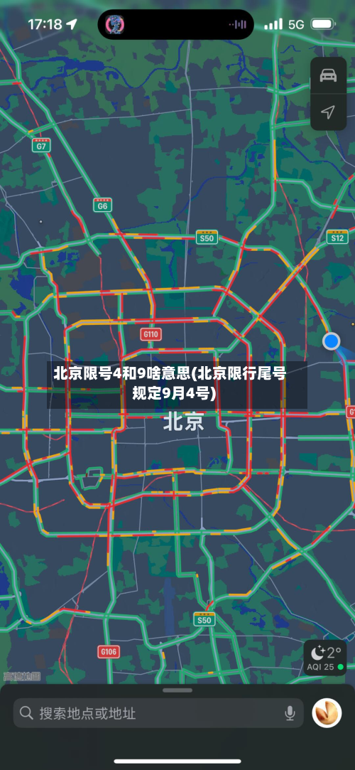 北京限号4和9啥意思(北京限行尾号规定9月4号)-第2张图片