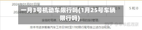 一月3号机动车限行吗(1月25号车辆限行吗)-第2张图片