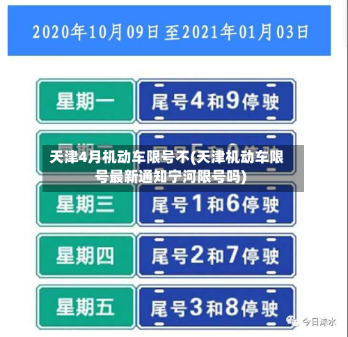 天津4月机动车限号不(天津机动车限号最新通知宁河限号吗)