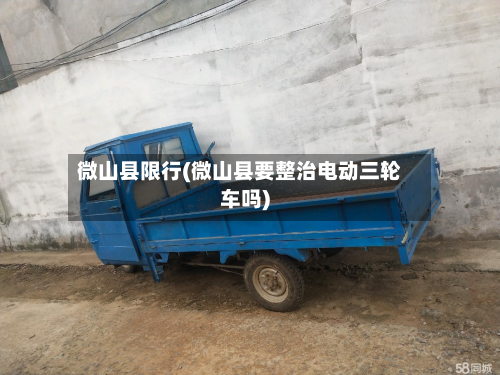 微山县限行(微山县要整治电动三轮车吗)