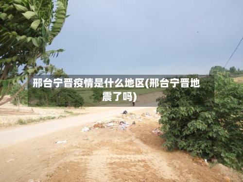 邢台宁晋疫情是什么地区(邢台宁晋地震了吗)