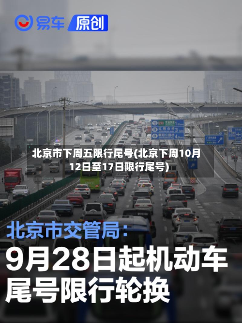 北京市下周五限行尾号(北京下周10月12日至17日限行尾号)-第2张图片