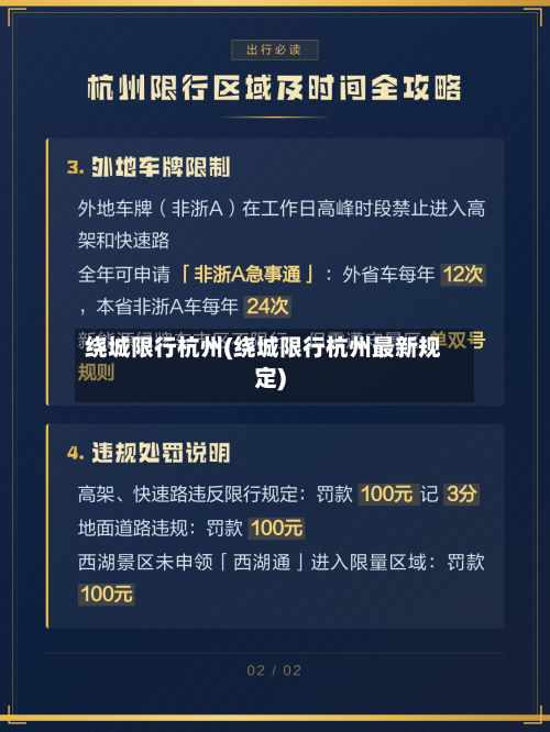 绕城限行杭州(绕城限行杭州最新规定)-第2张图片