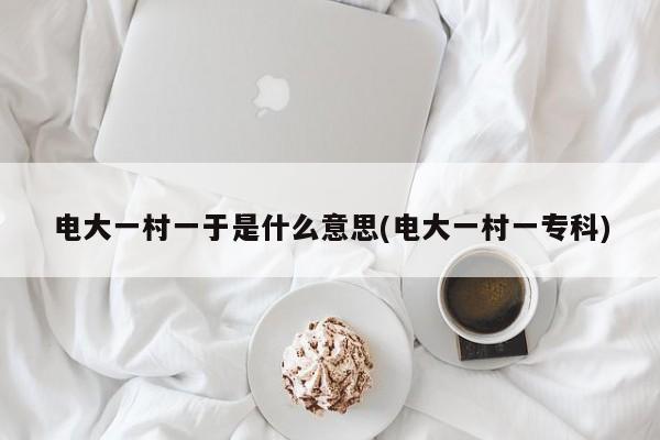 电大一村一于是什么意思(电大一村一专科)